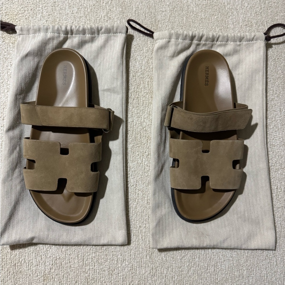 Hermes Brown Sandals